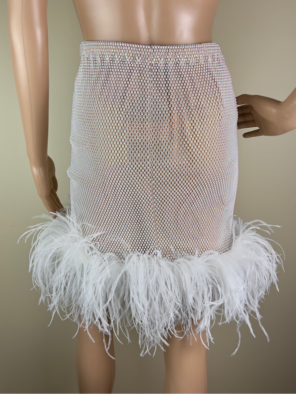 New Santa Brands Revolve White Mini Skirt — image 7 of 8